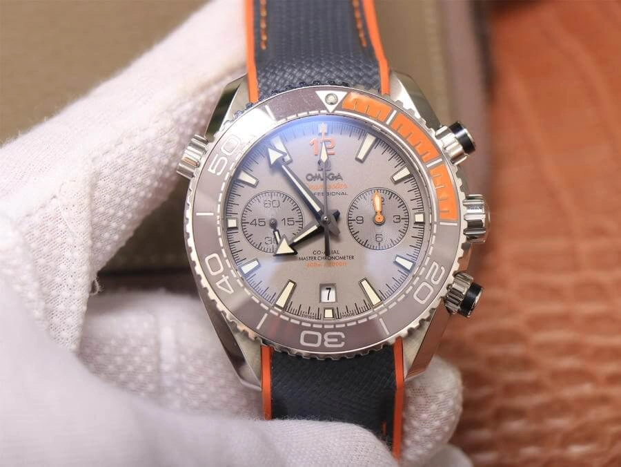 Omega Seamaster 215.92.46.51.99.001 OM Factory 1:1 Best Edition Replica Watch Grey Bezel